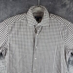 NWT Peter Millar Crown Crafted Flex Finish Cashel Check Button Shirt Mens S $250